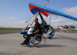 Storms delay world record microlight flight