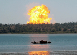 Mud volcano’s erupt in Kyaukpyu