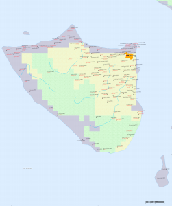 Cheduba Island Map