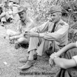 Commanders talking to pilots at Kyaukpyu landing ground