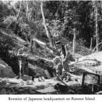 Remains of a Japanese headquarters on Ramree Island