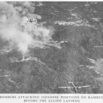 RAF bombers attacking Japanese Positions